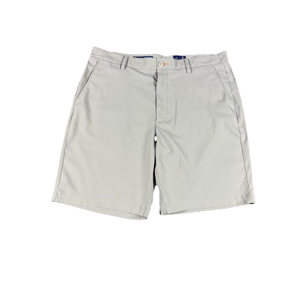 Stitch Golf Shorts Mens Size 38 Performance Stretch 9" Inseam Gray Chino
